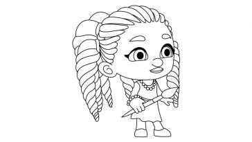 Super monsters â zoe walker colouring page