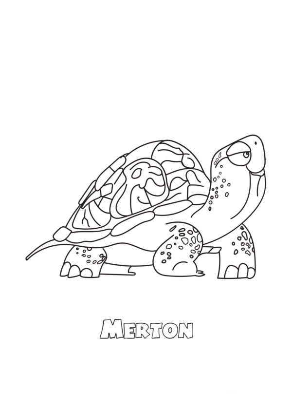 Merton dc league of super pets coloring page