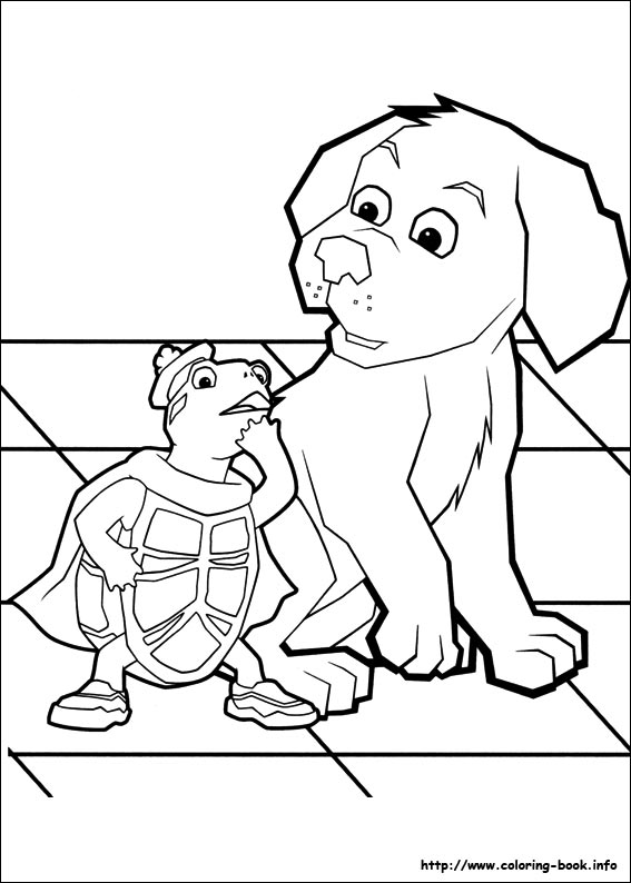 Wonder pets coloring picture