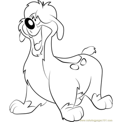 Runt coloring page for kids