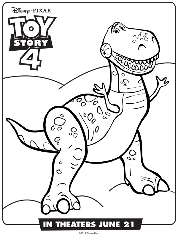 New toy story free coloring sheets