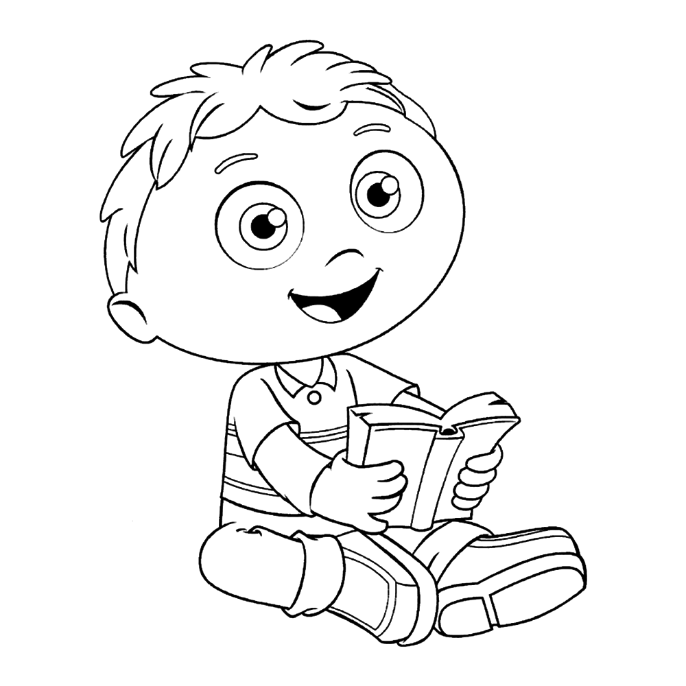 Super why coloring pages