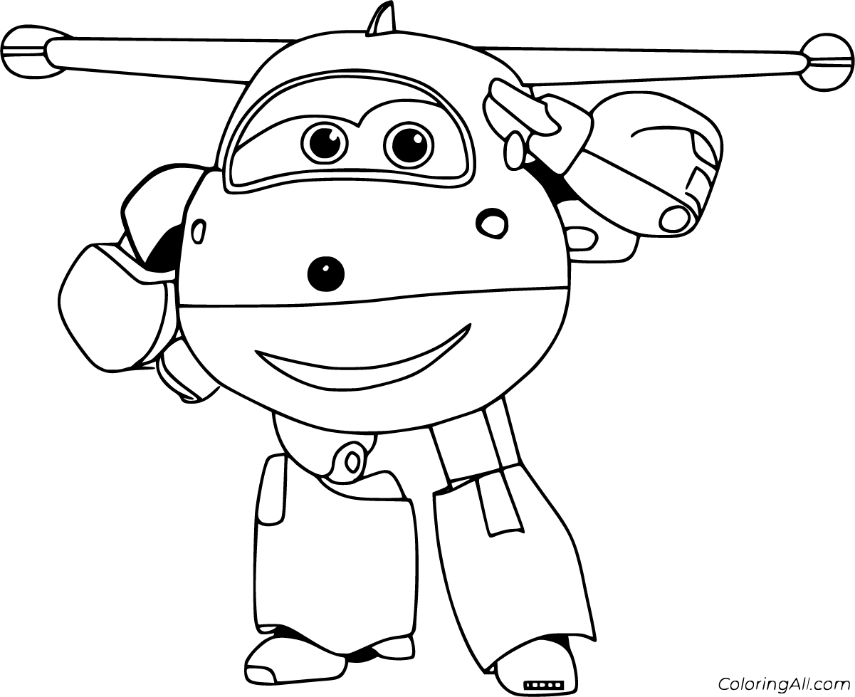 Super wings coloring pages