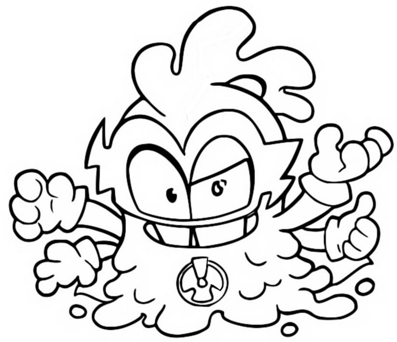 Coloring pages superthings