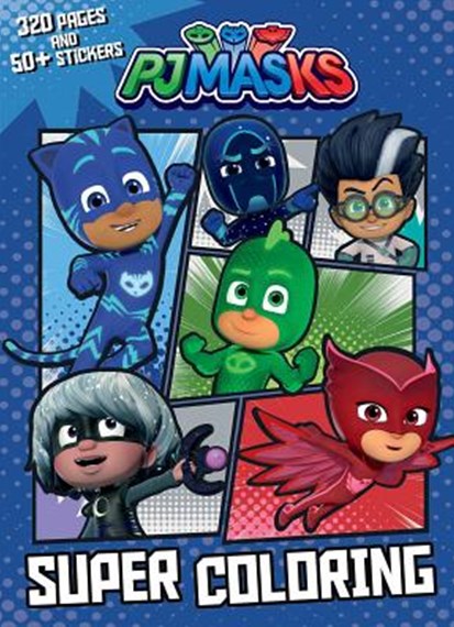 Pj masks super coloring by editors of studio fun international