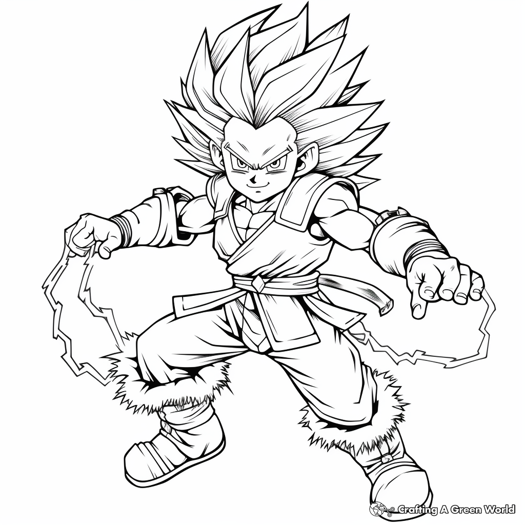 Goku coloring pages