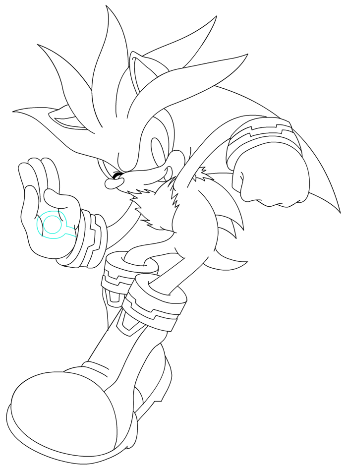 Colouring page silver by pendulonium on