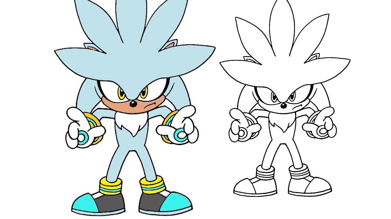 How to draw silver the hedgehog drawing ready how to draw ð