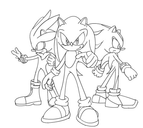 Super sonic super shadow louring pages