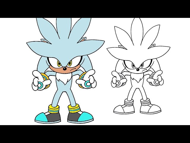 How to draw silver the hedgehog drawing ready how to draw ð