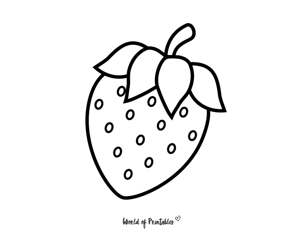 Easy coloring pages for kids