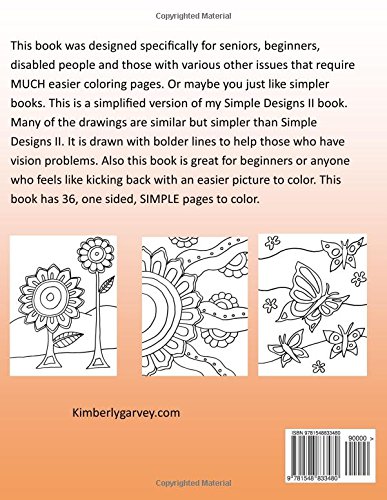 Super simple designs ii coloring book