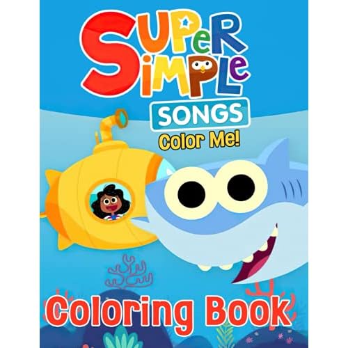 Color me super simple songs coloring book creative maldives