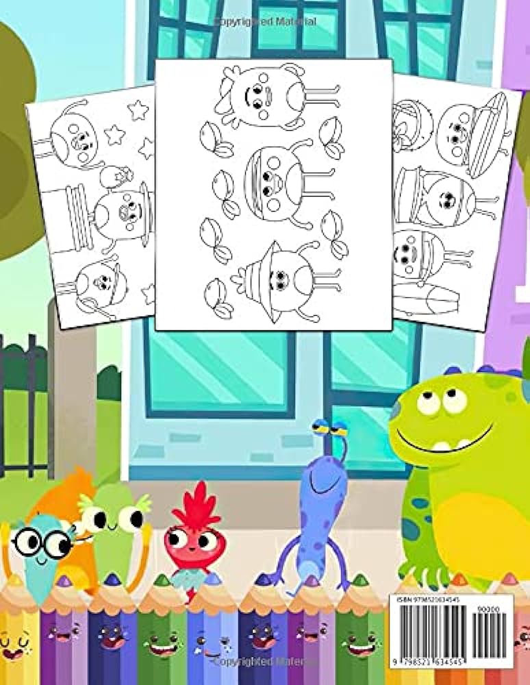 Color me super simple songs coloring book creative illustration pages for toddlers kindergarten preschool kids to unleash artistic abilities and relax by me color