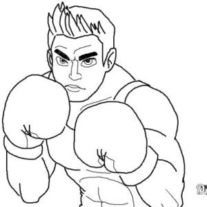 Little mac coloring pages printable for free download