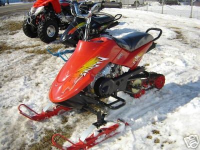 Snowfox youth sleds snowmobile world