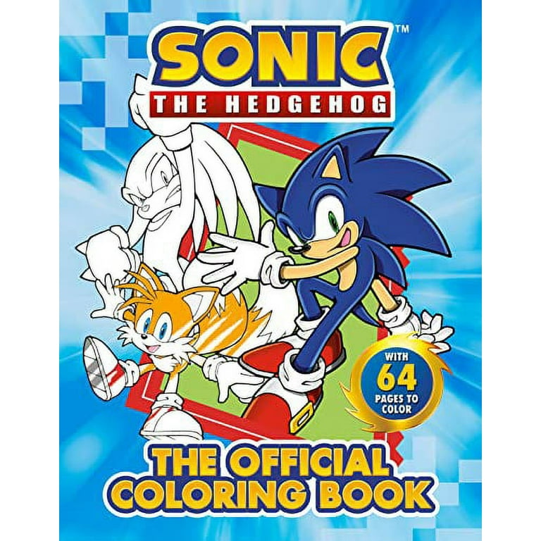 Sonic the hedgehog sonic the hedgehog the official coloring book paperback