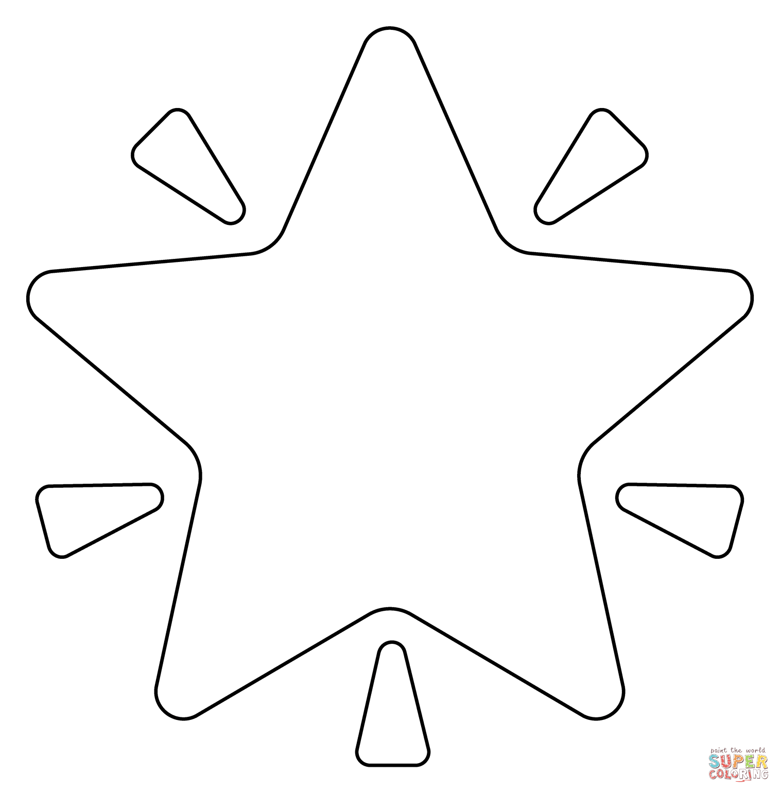 Glowing star emoji coloring page free printable coloring pages