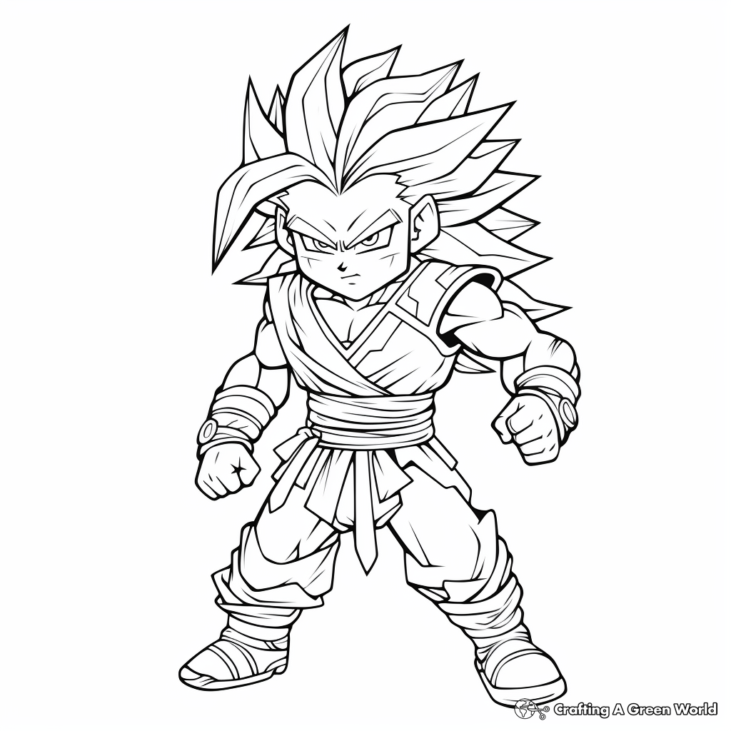 Goku coloring pages