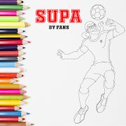 Supa strikas coloring page