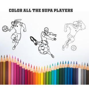 Supa strikas coloring page