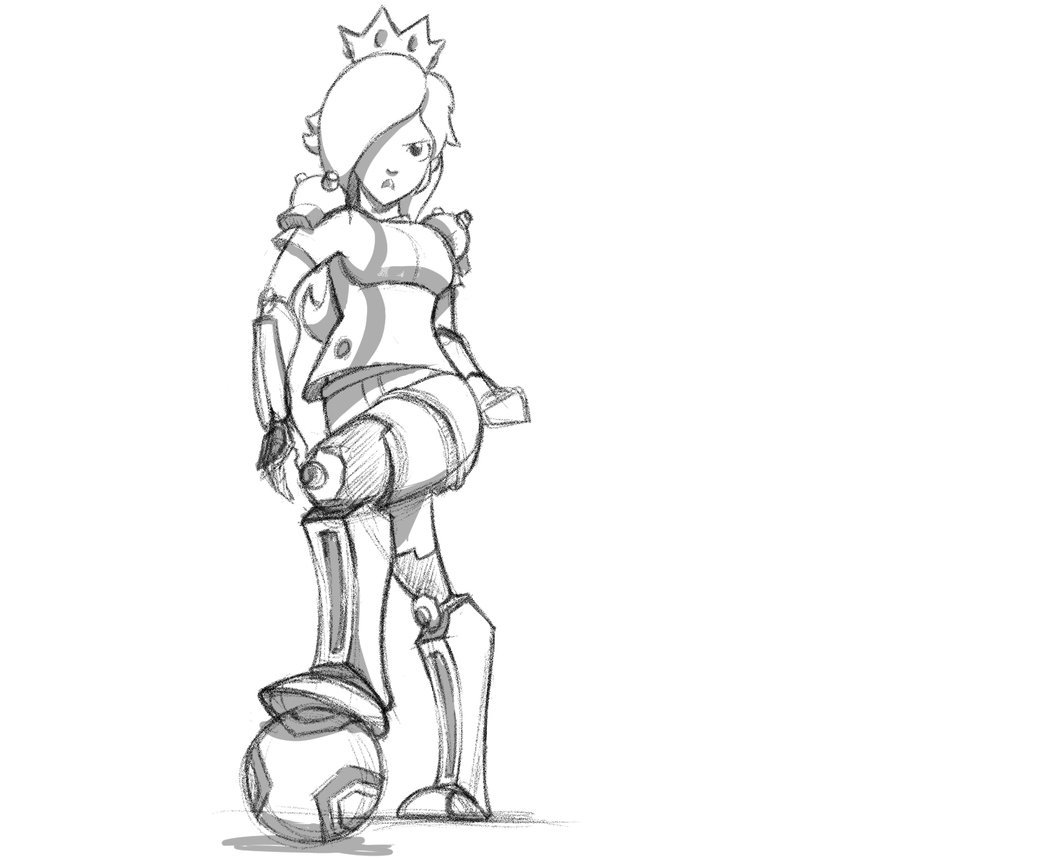 Super league on x our artist spent some time this weekend to sketch mario strikers battle league rosalina rosalina mariostrikers httpstcodwknjlbqh x