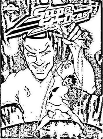 Supa strikas coloring pages
