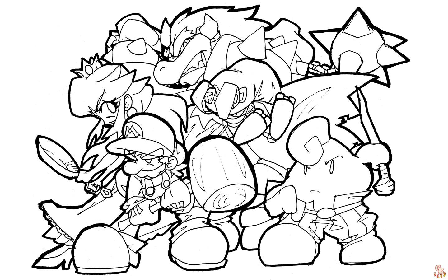 Explore a world of fun with nintendo coloring pages