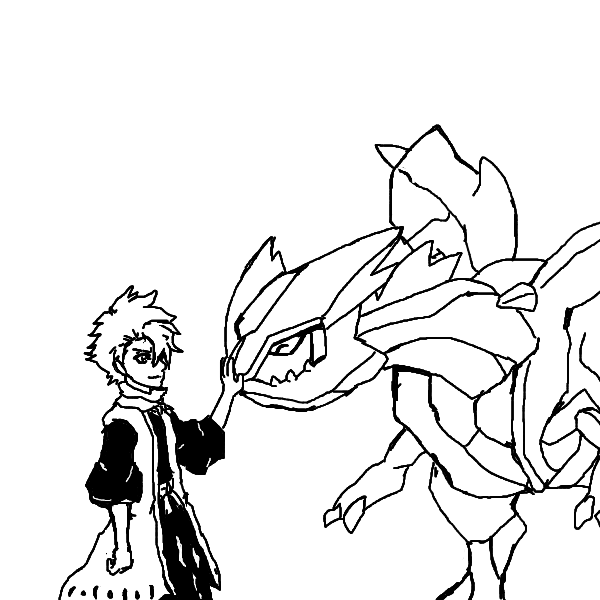 Toshiro kyurem bleach x pokemon happy new year by dabbido on