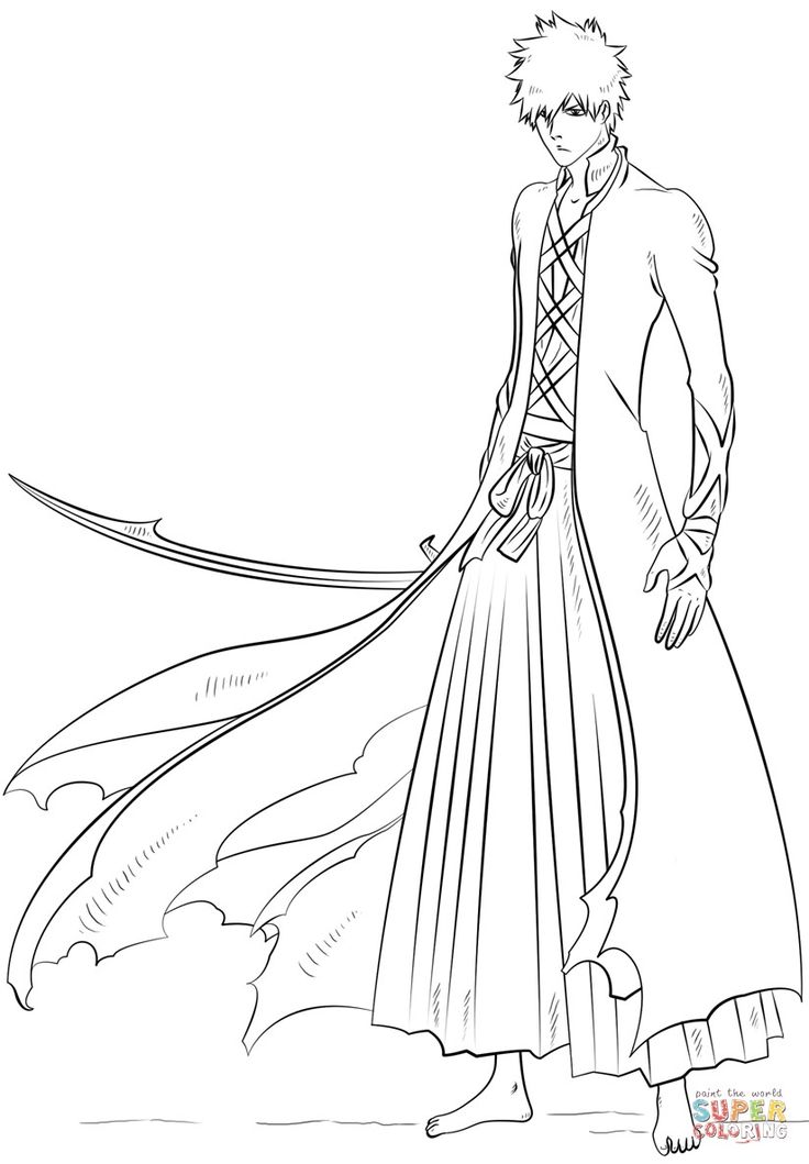 Pin by bhunter on bleach coloring pages super coloring pages coloring pages for kids