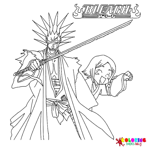Bleach coloring pages