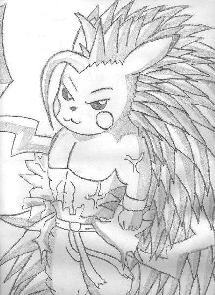 Super saiyan pikachu by nheckscar on