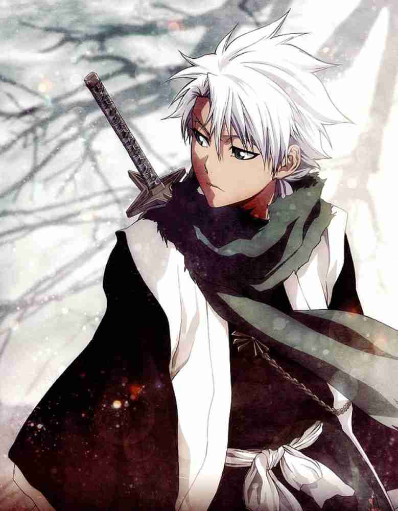 Bleach hitsugaya toshiro kimono katana matte finish poster paper print