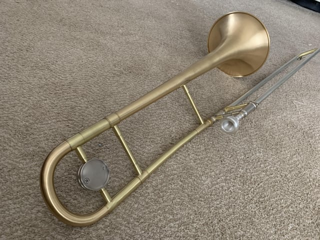 My old childhood relic from feels like a brand new horn again im extremely grateful to our local mom n pop music shop for getting the old getzen back up and