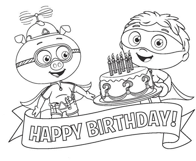 Super why coloring pages