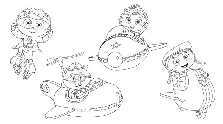 Super why coloring pages