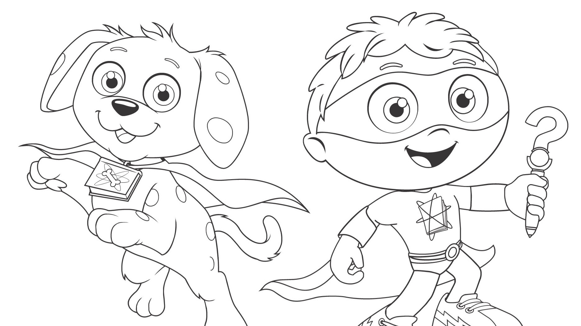 Super friends coloring page kids coloringâ kids for parents
