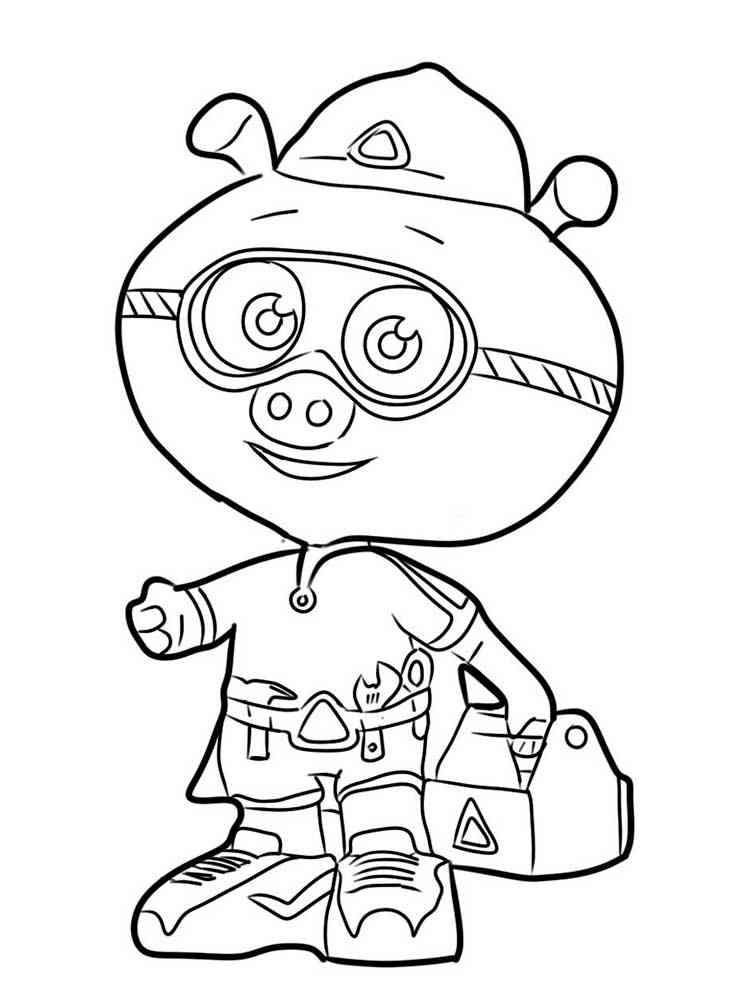 Super why coloring pages