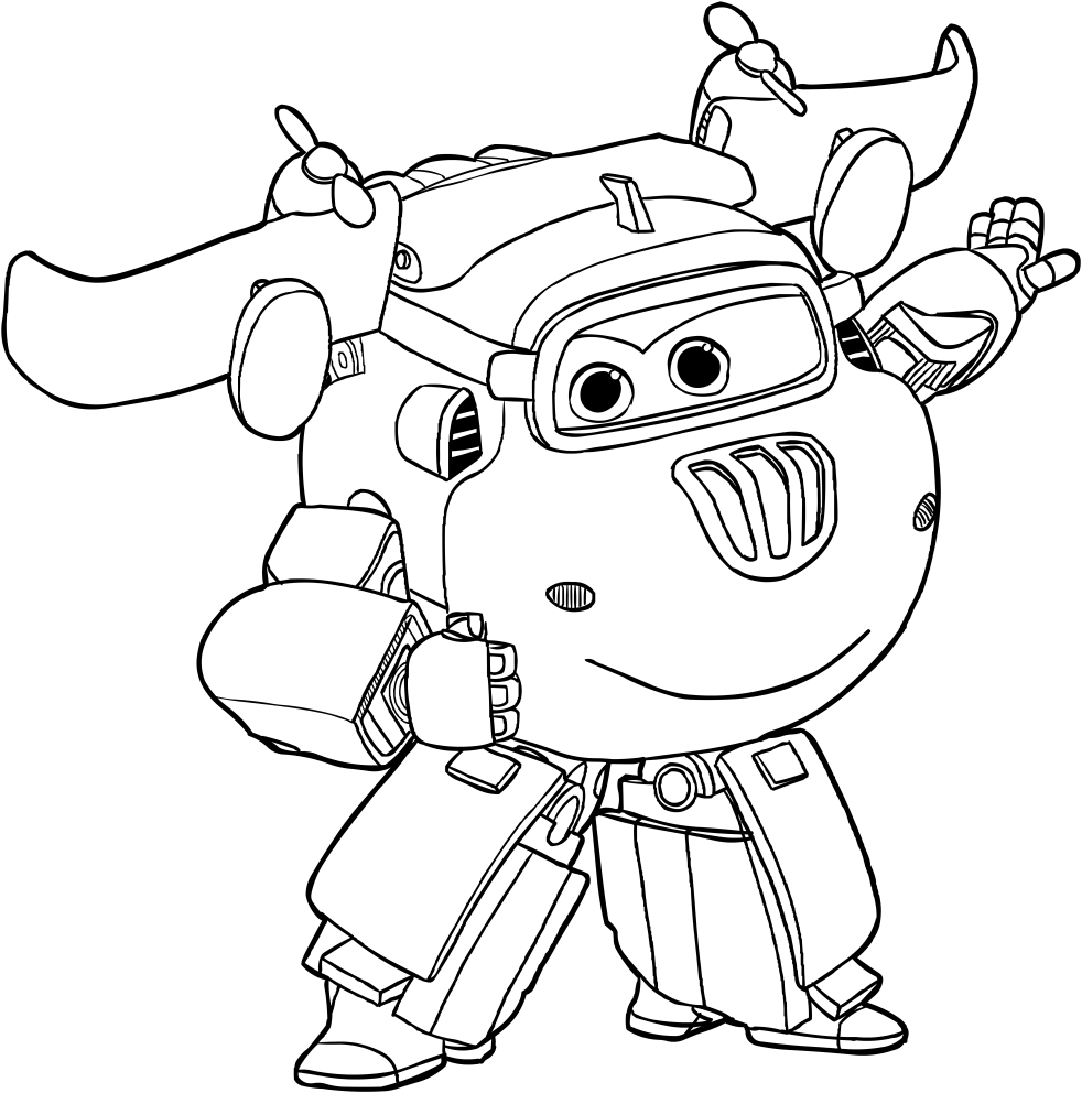 Super wings coloring pages