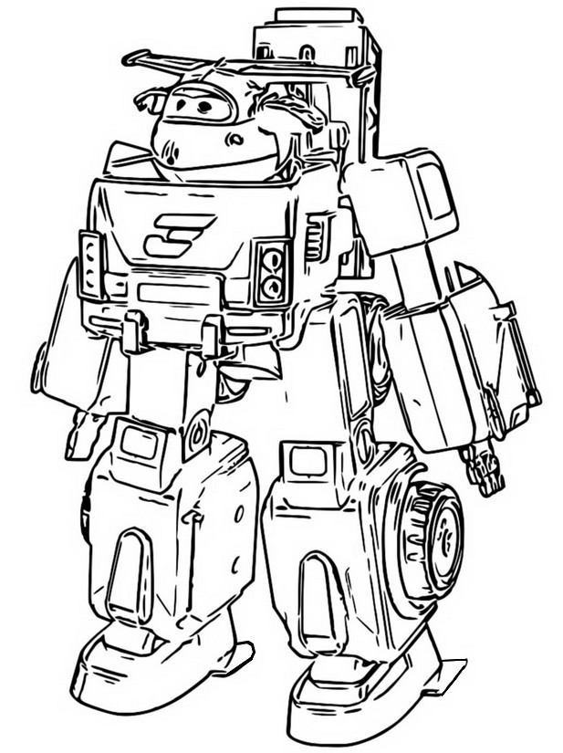 Coloring pages super wings