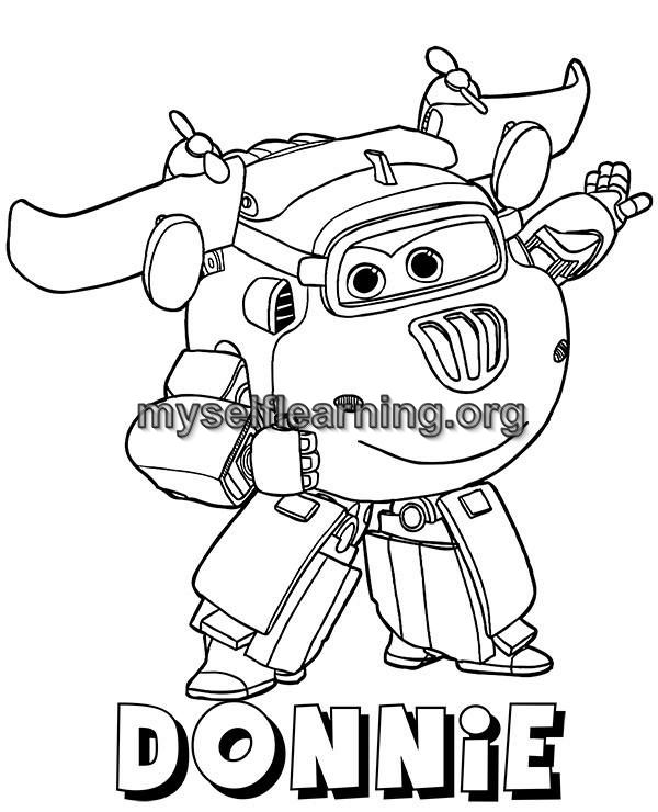 Super wings cartoons coloring sheet instant download