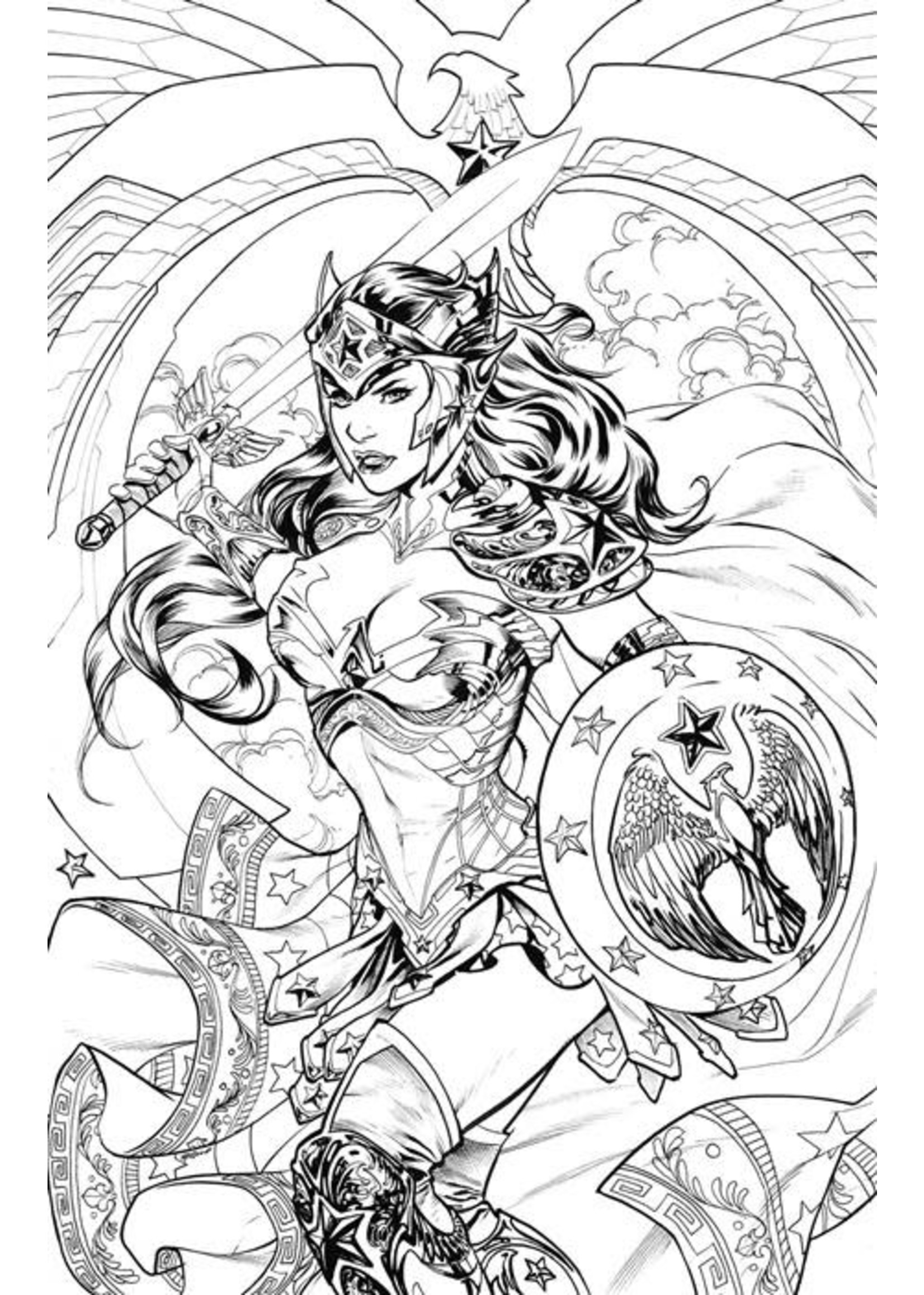 Dc ics coloring dc wonder woman tp