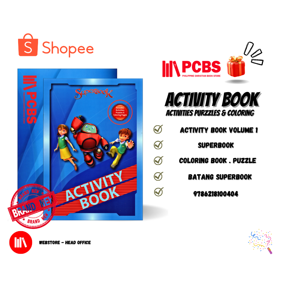 Pcbs activity book volume activities puzzles coloring pages superbook ilippines