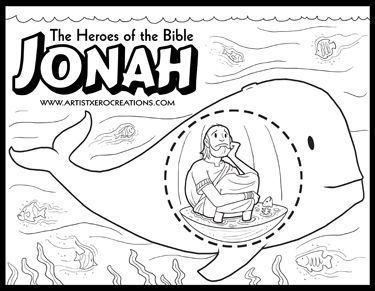 Inspiration of the bible bible coloring pages jonah and the whale bible coloring