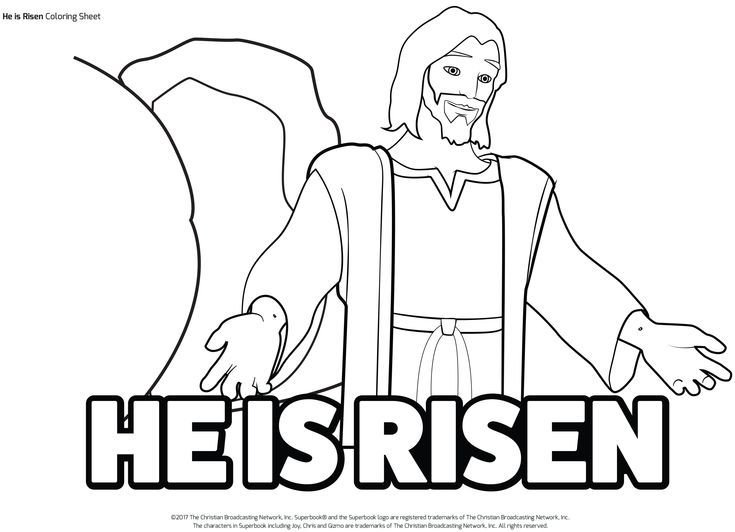 Experience the power of the resurrection with this free coloring sheet