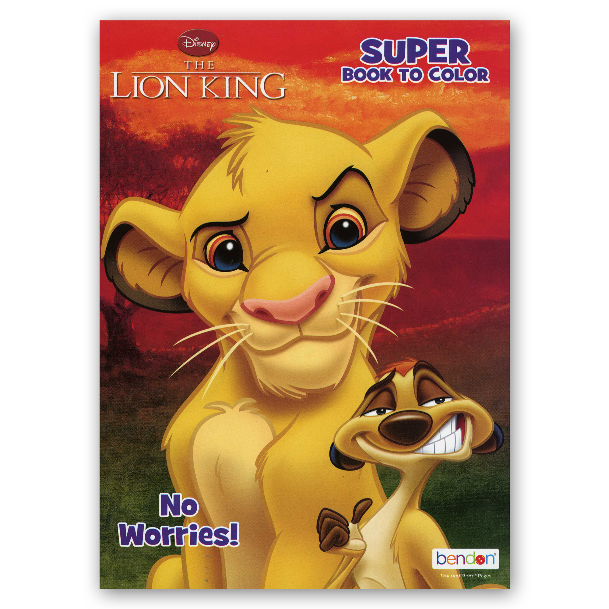 Lion king coloring book bazic products