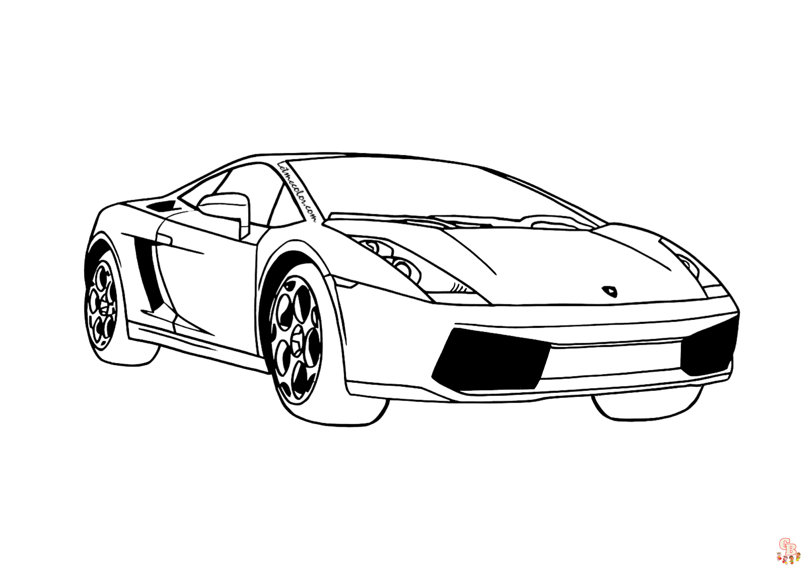 Rev up your creativity with supercars coloring pages