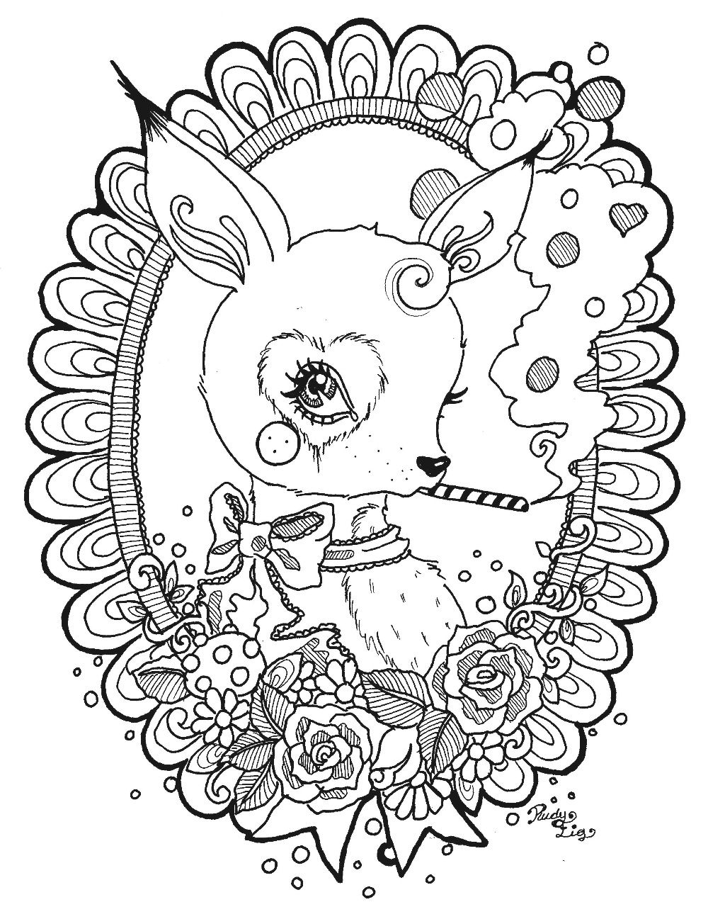 Click here to support supercool coloring book by rudy fig by sierra riggs coloring books fairy coloring pages cute coloring pages
