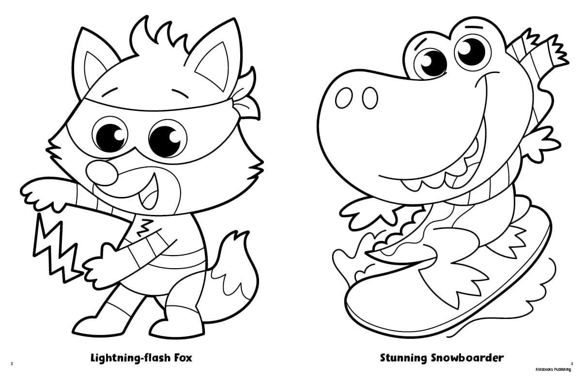 Super cool coloring book kidsbooks publishing
