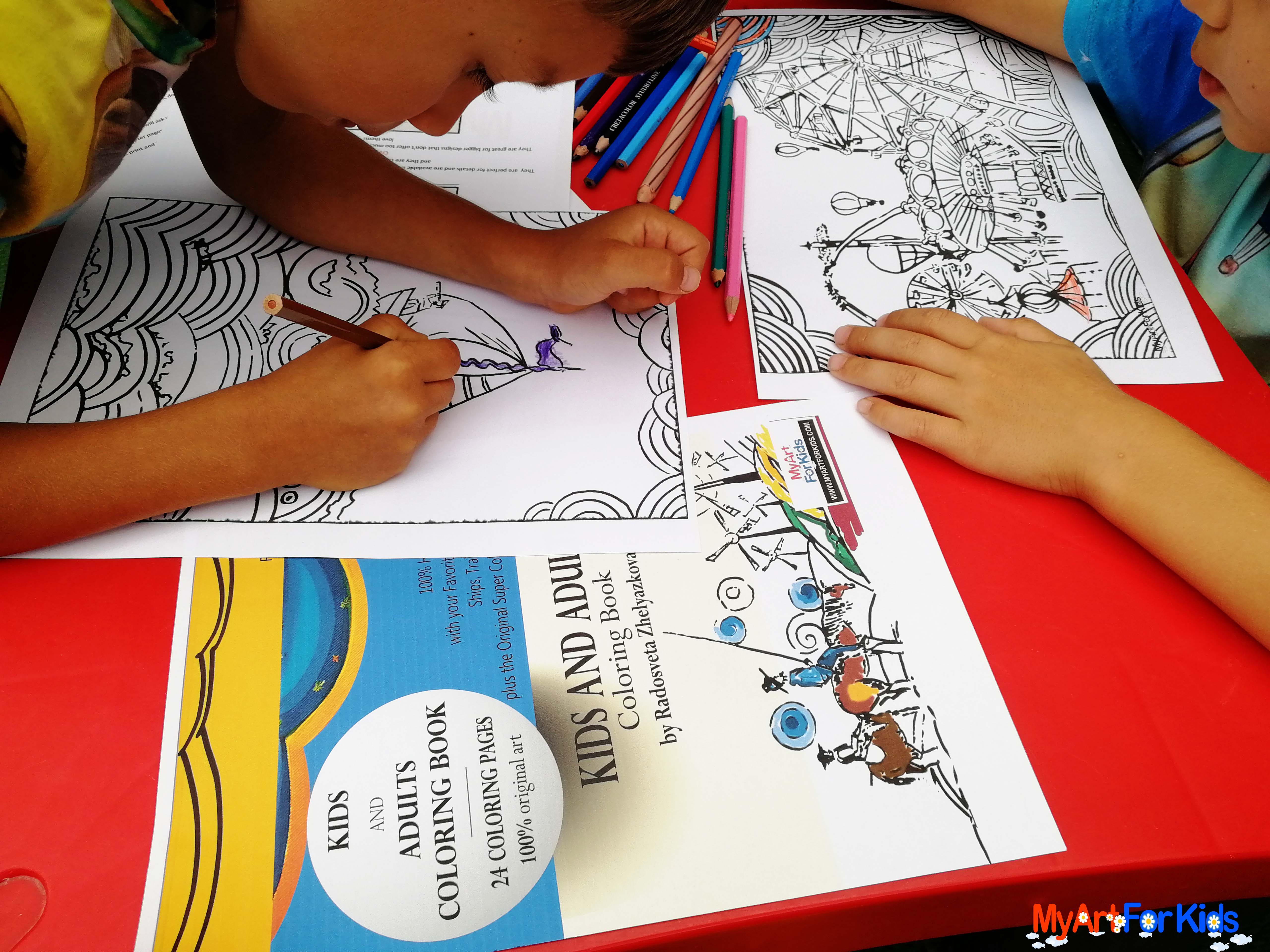 Coloring ebook my art for kids